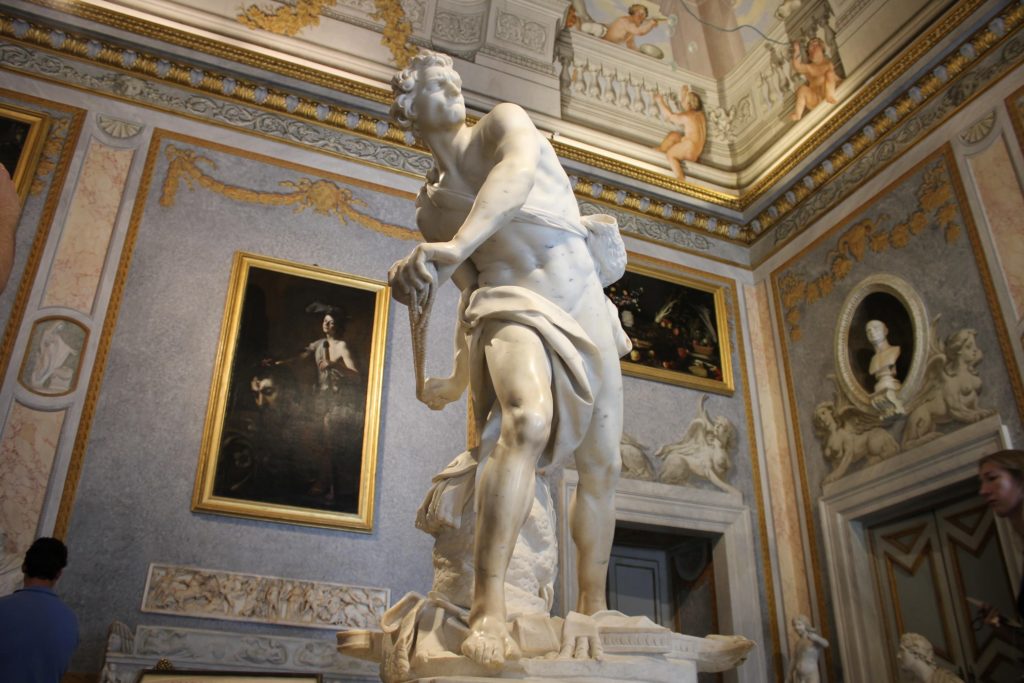 borghese gallery hours Bernini David