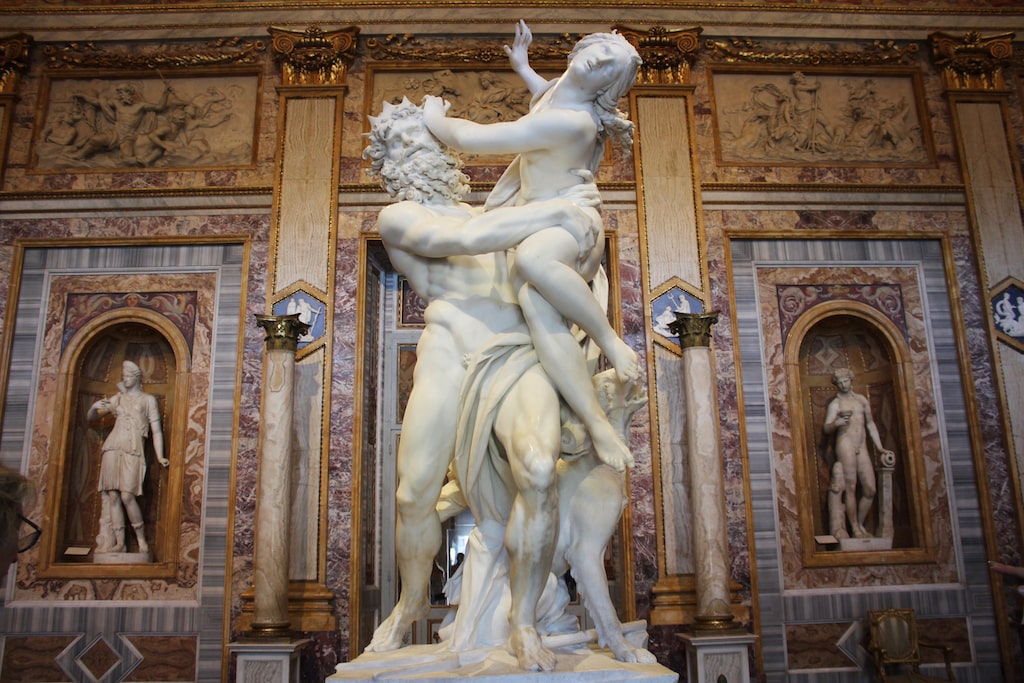 Buttar via doppio strato Educazione galleria borghese statue bernini ...