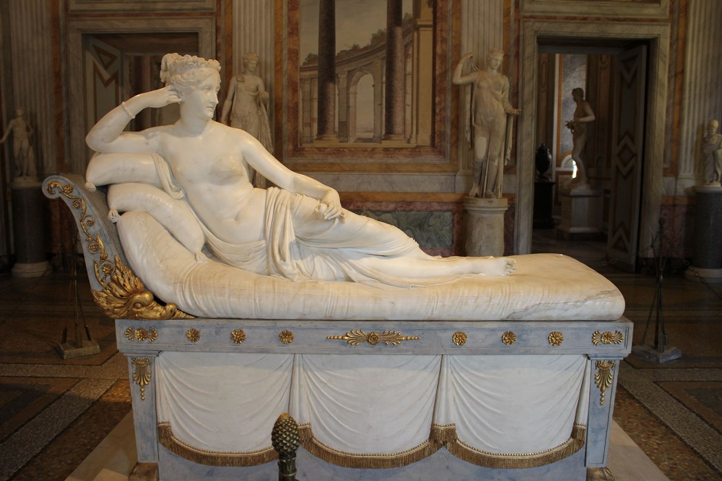 history of the borghese gallery Paulina Bonaparte