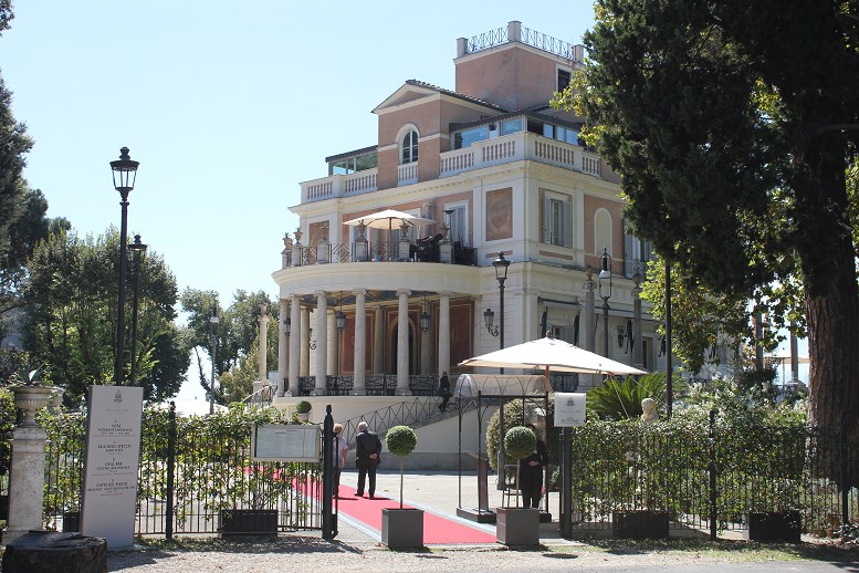 borghese gardens restaurant Casina Valladier