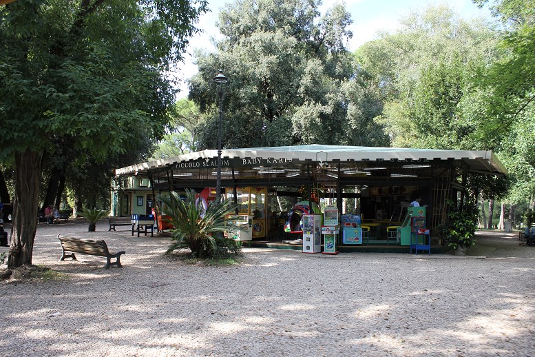 how to visit the villa borghese gardens cafe