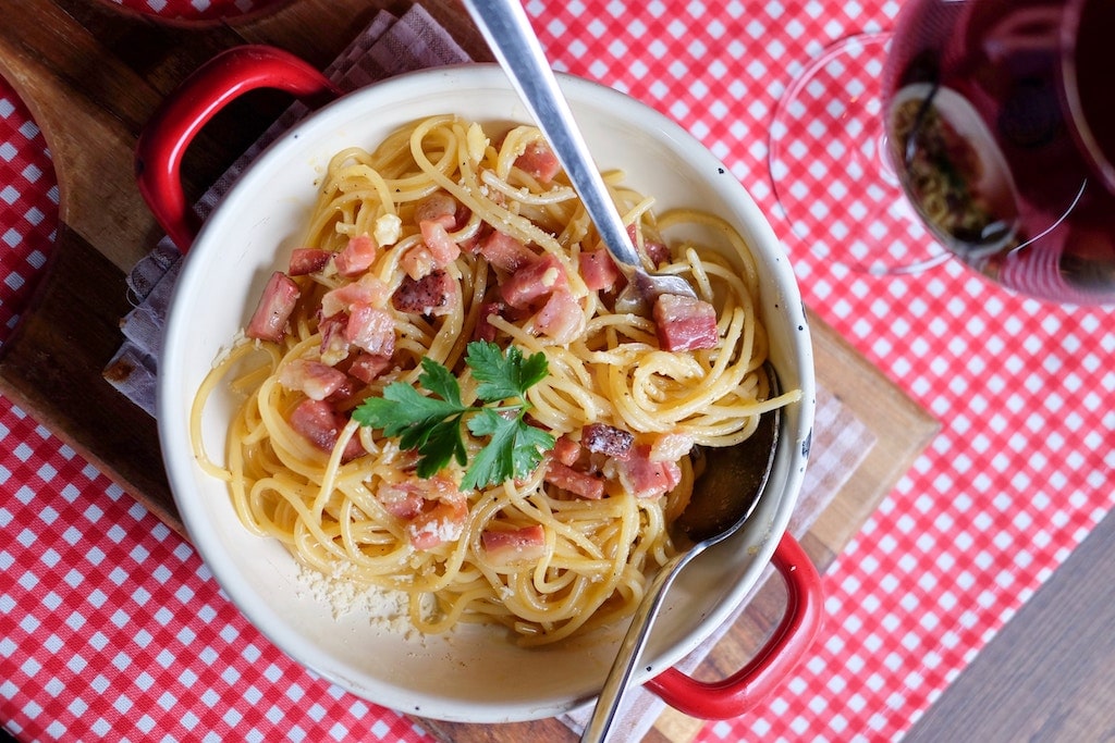 carbonara restaurants near Villa Borghese