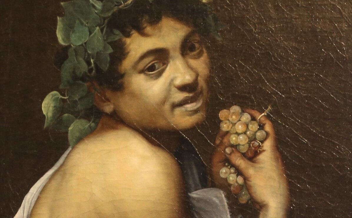 The painting Young Sick Bacchus