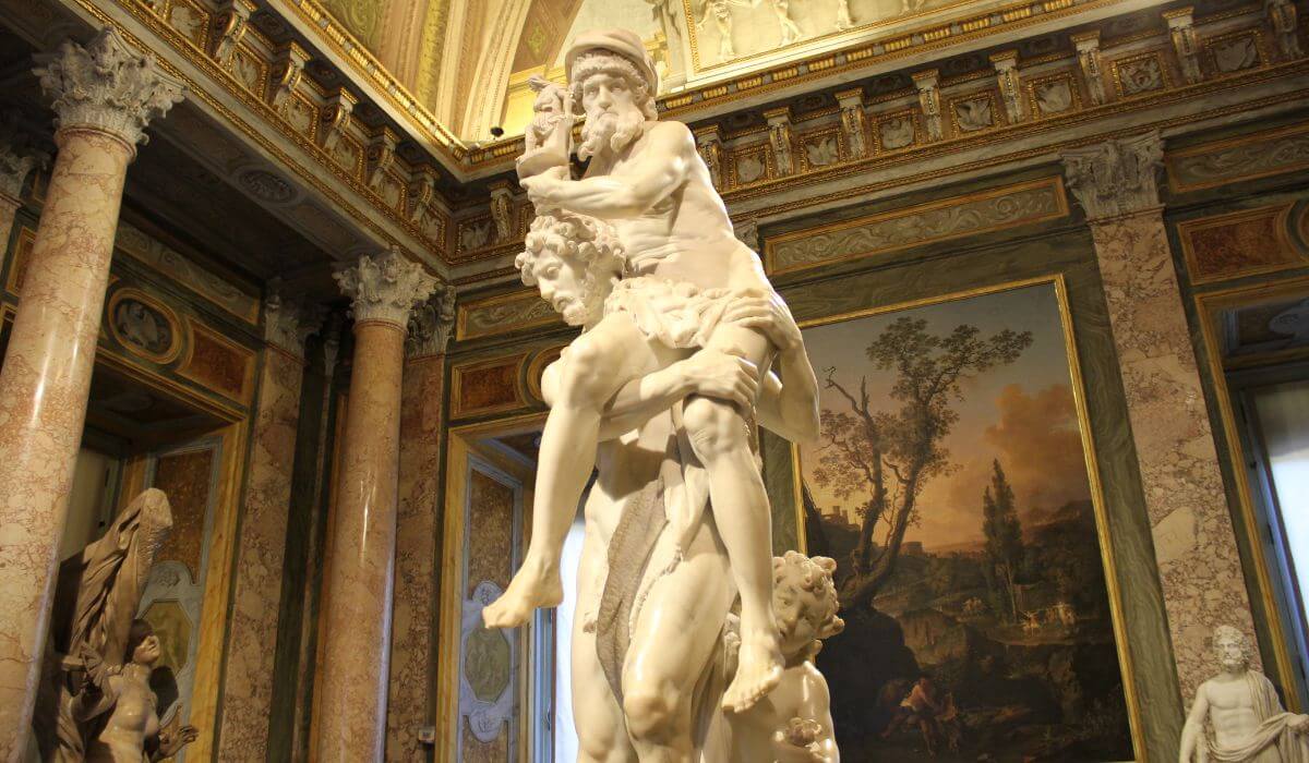 Aeneas, Anchises, And Ascanius – Bernini Borghese Gallery Artworks