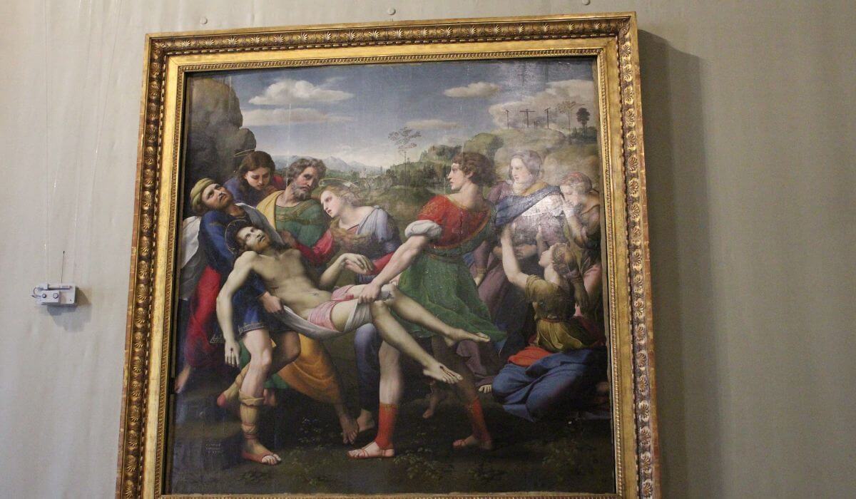 The Deposition – Raphael Galleria Borghese painting artwork
