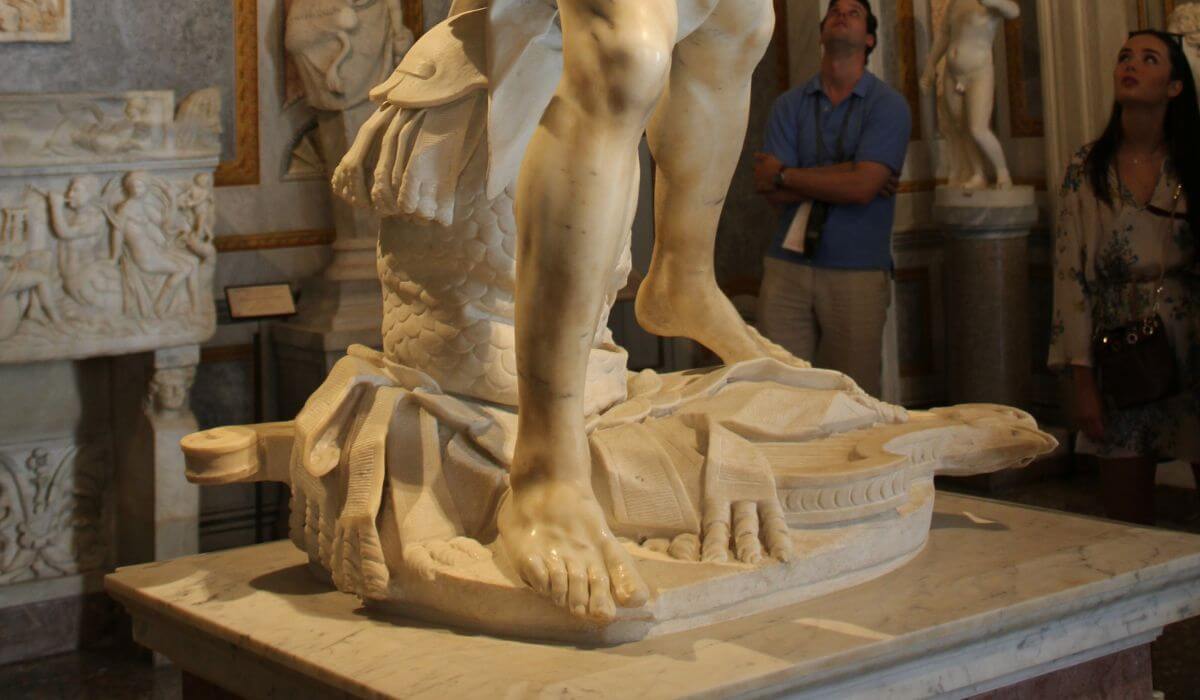 History facts about David by Bernini