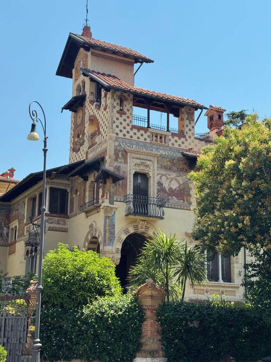 The Villini delle Fate at Piazza Mincio in Rome
