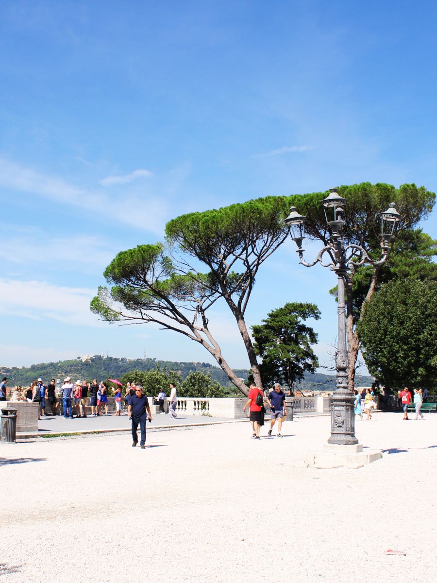 Pincio terrace rome