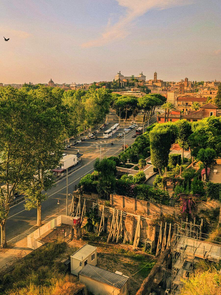charter bus rome
